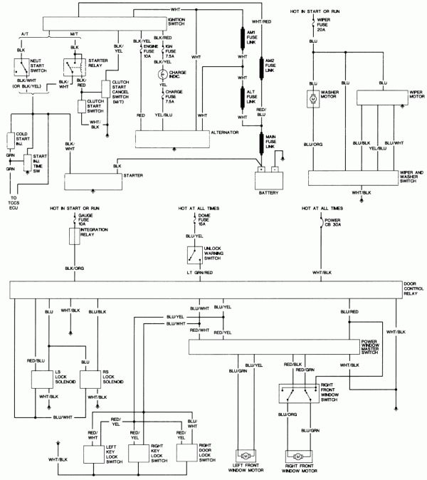 01 Toyota Highlander Tail Light Wiring Diagram Musarofahilia