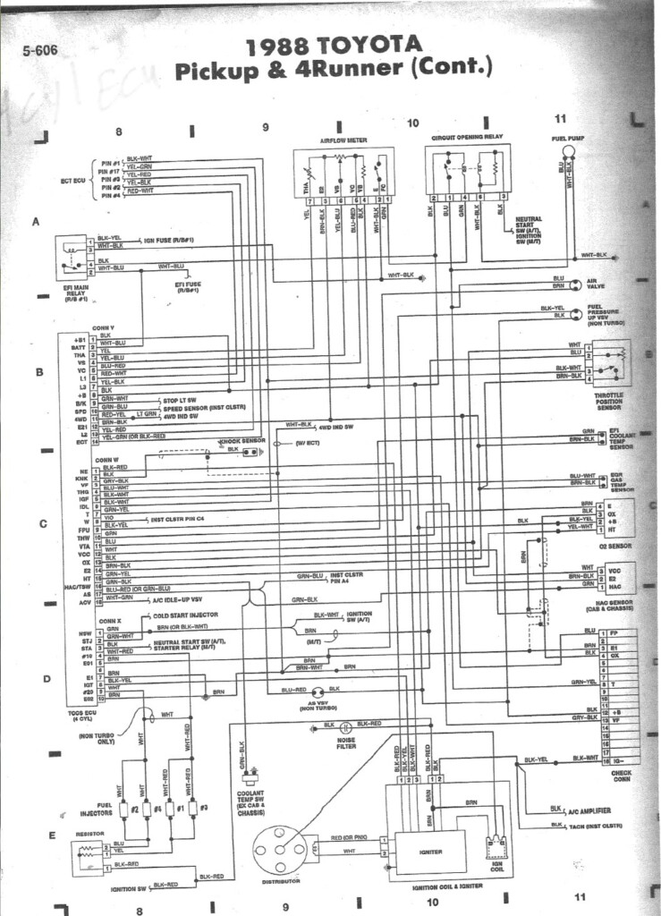 14 1986 Toyota Pickup Wiring Diagram Free Wiring Diagram Source