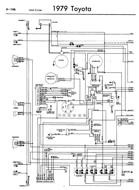 1979 Toyota Landcruiser Headlamp Wiring Diagram