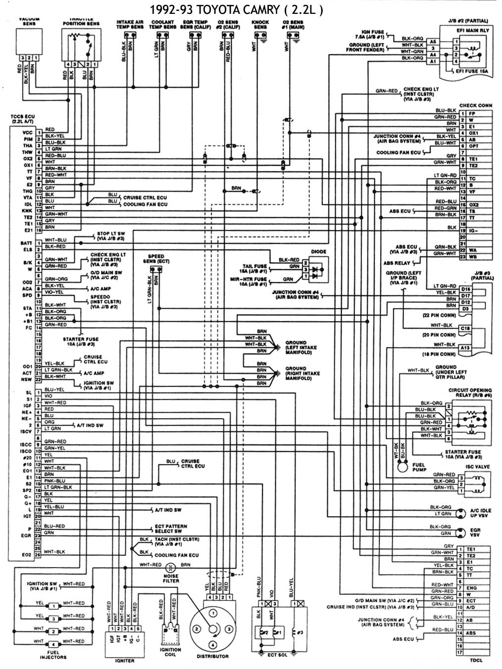 1986 Camry Wiring Diagram System Wiring Diagram Schema