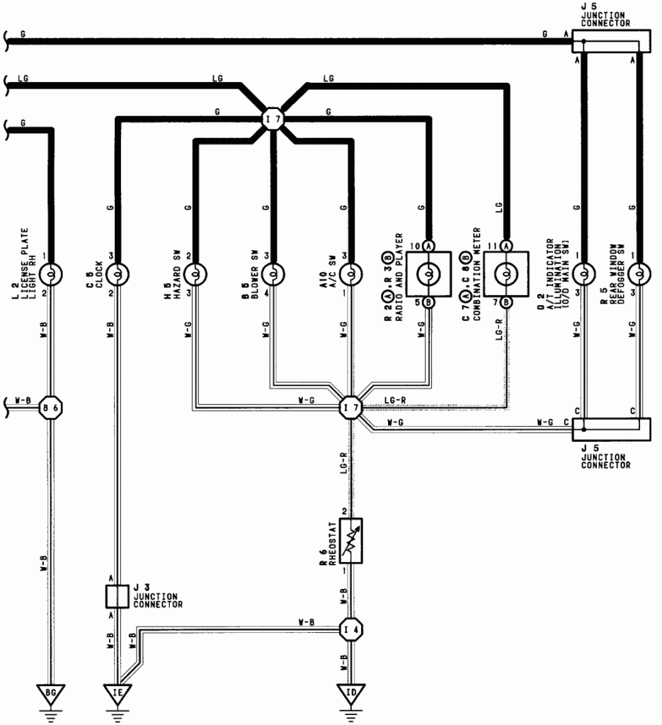 1986 Toyota Truck Wiring Schematic Wiring Diagram