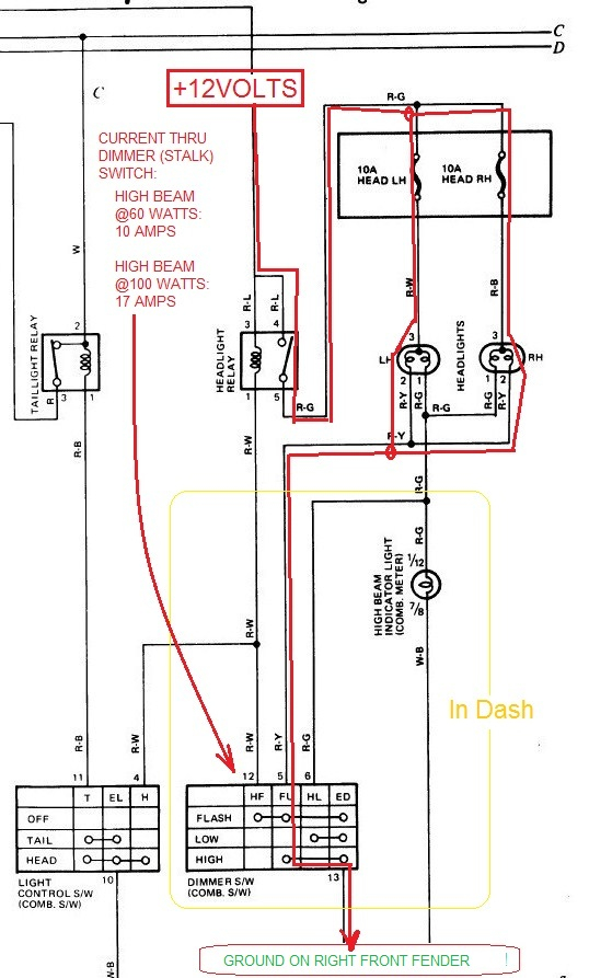 1987 Toyota Pickup Brake Light Wiring Diagram Wiring Diagram