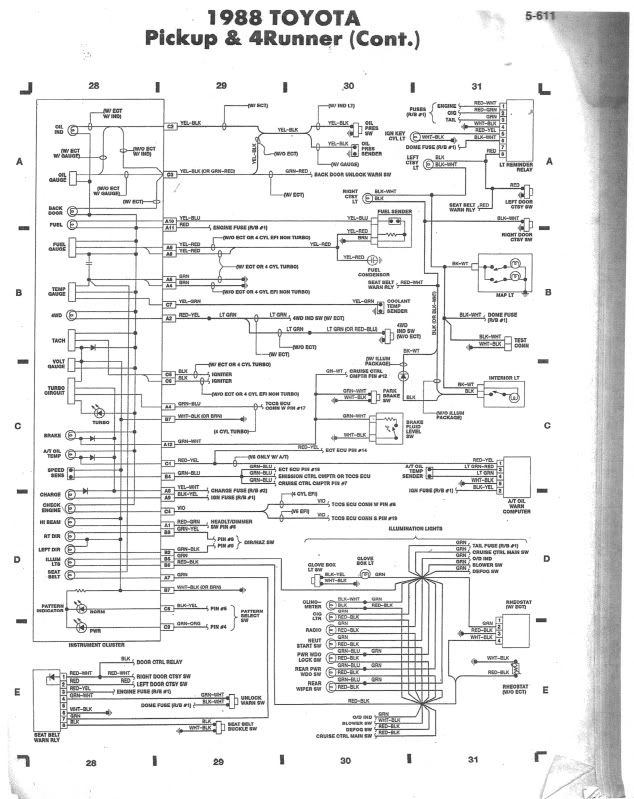 1987 Toyotum 4runner Sr5 22re Efi Wiring Diagram Wiring Diagram Schema