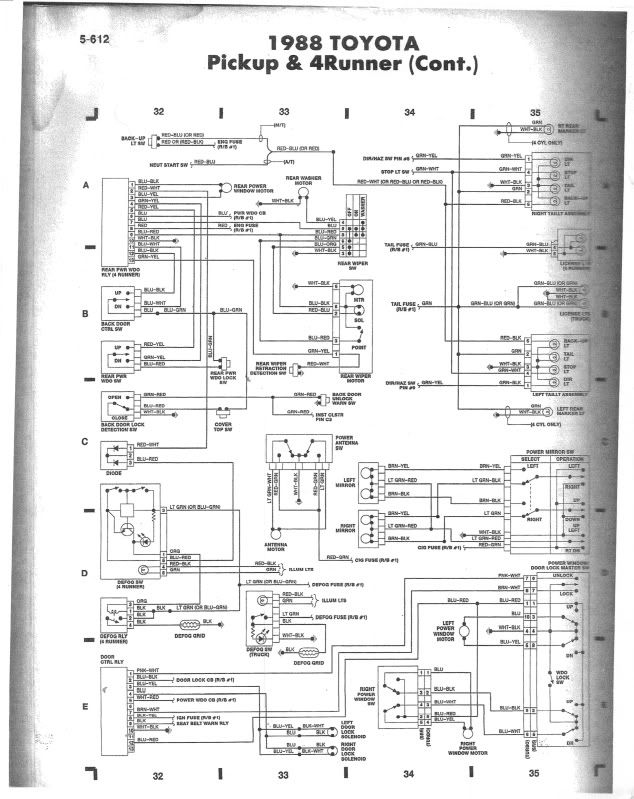 1988 Toyota Pickup Wiring Diagram 12