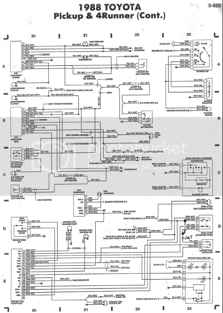 1988 Toyota Pickup Wiring Diagram Images Wiring Diagram Sample