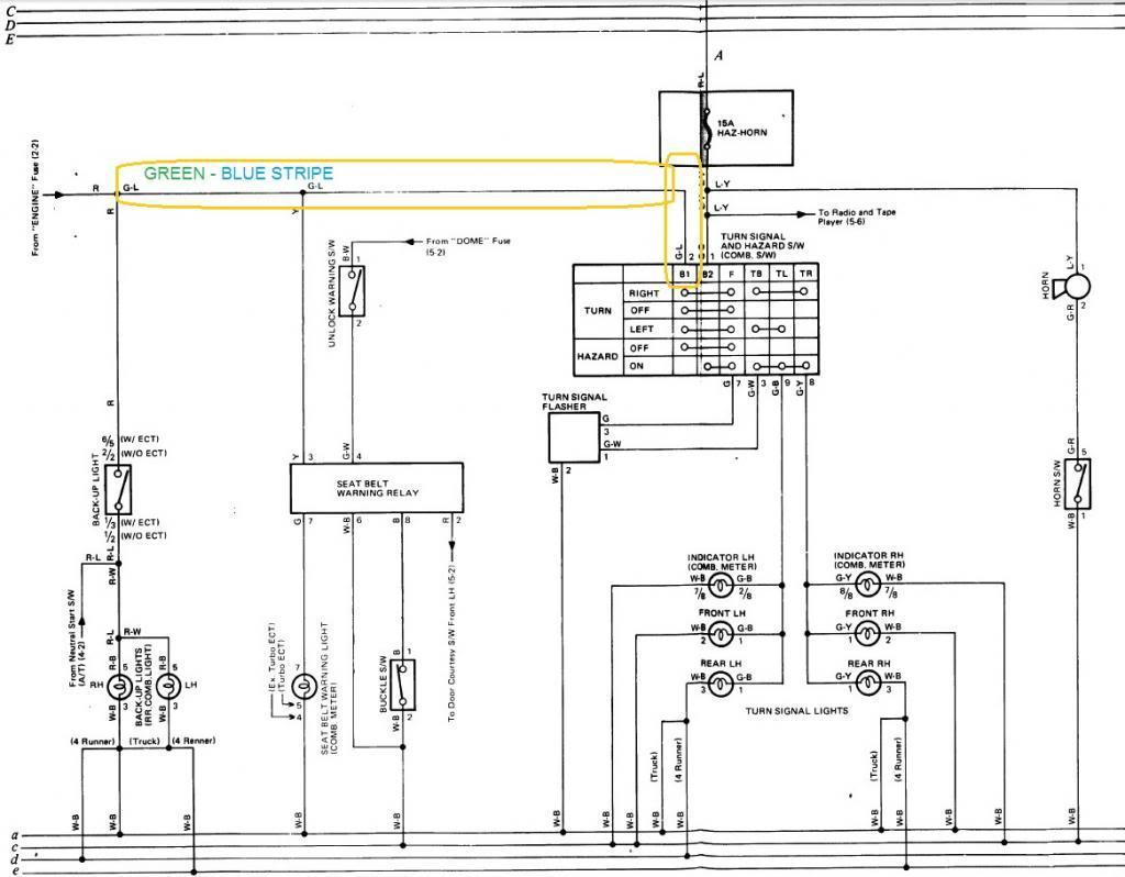 1988 Toyota Pickup Wiring Schematic Wiring Diagram