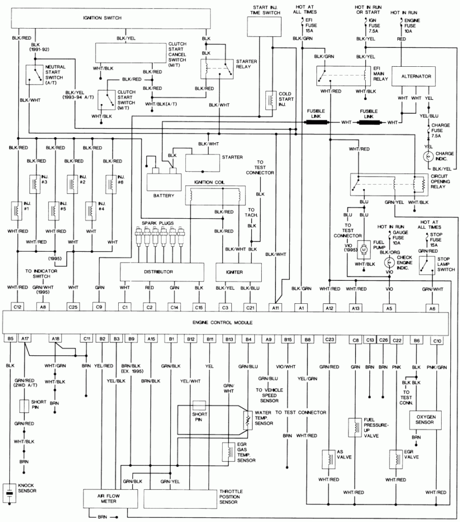 1989 Toyota Camry Wiring Diagram Database Wiring Diagram Sample