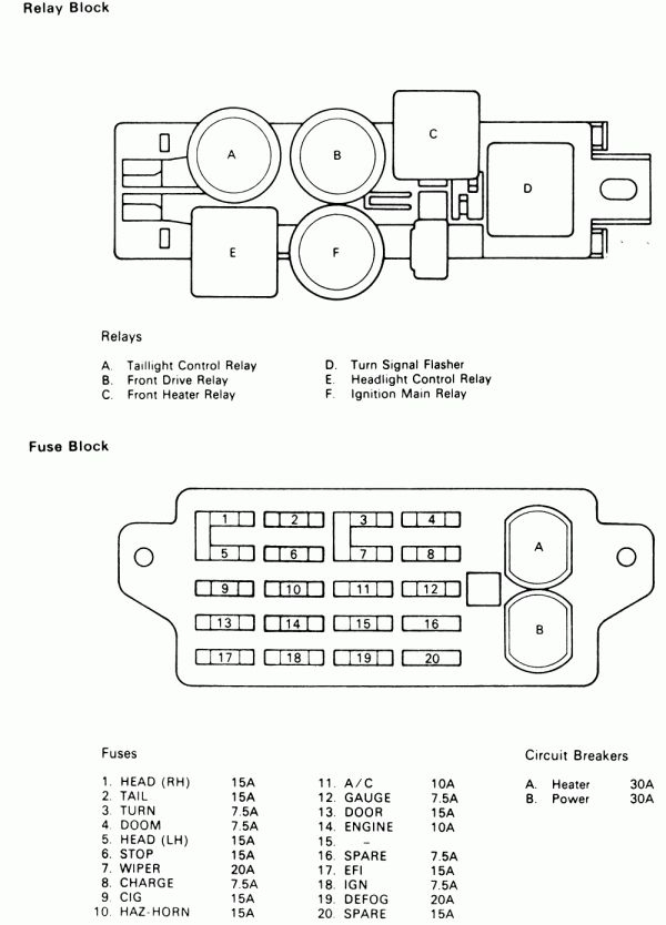 1989 Toyota Pickup Headlight Wiring Diagram WIRGRAM