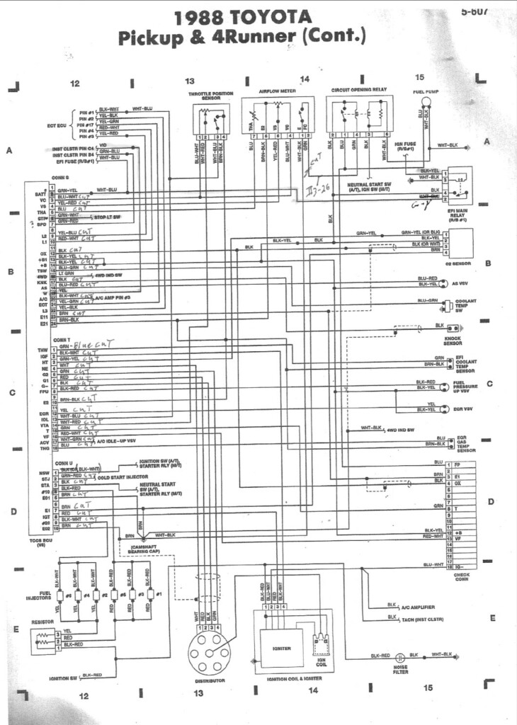 1991 Toyota 4Runner Headlight Wiring Diagram Collection Wiring 