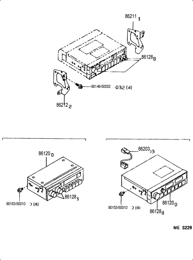 1993 Toyota 4 Runner Stereo Wiring Diagram