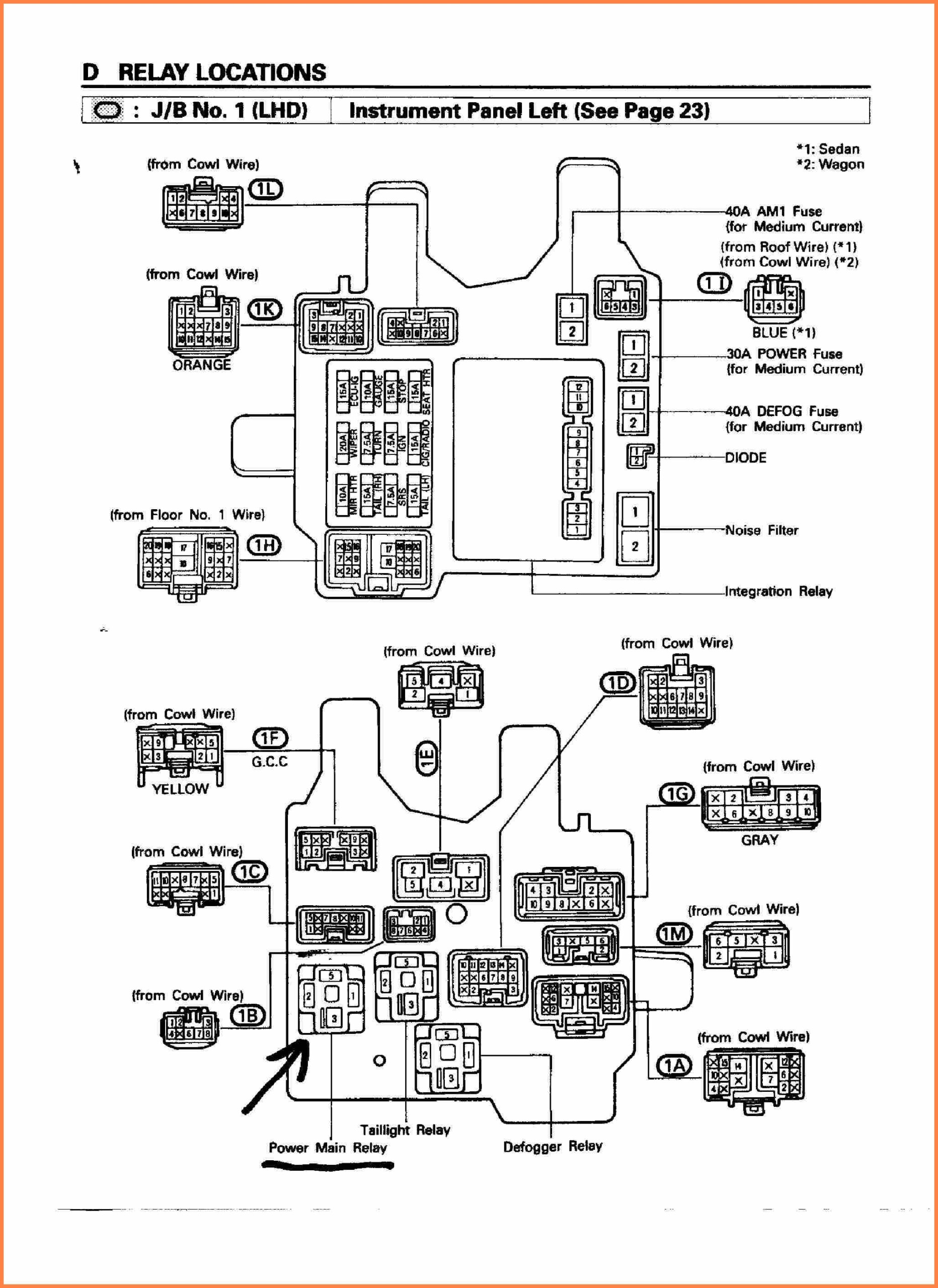 1995 Toyota Avalon Radio Wiring Diagram Free Wiring Diagram