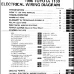 1996 Toyota T100 Truck Wiring Diagram Manual Original