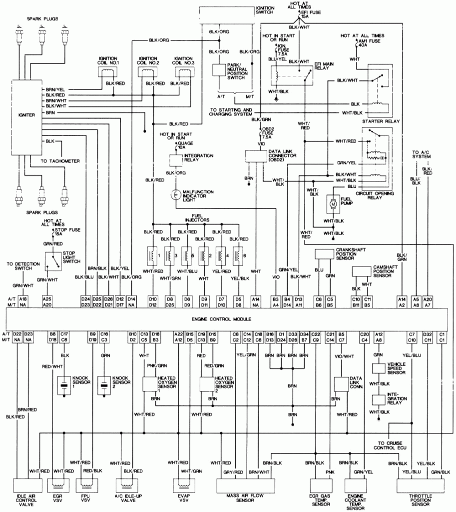 1996 Toyota Tacoma Headlight Wiring Diagram Wiring Diagram