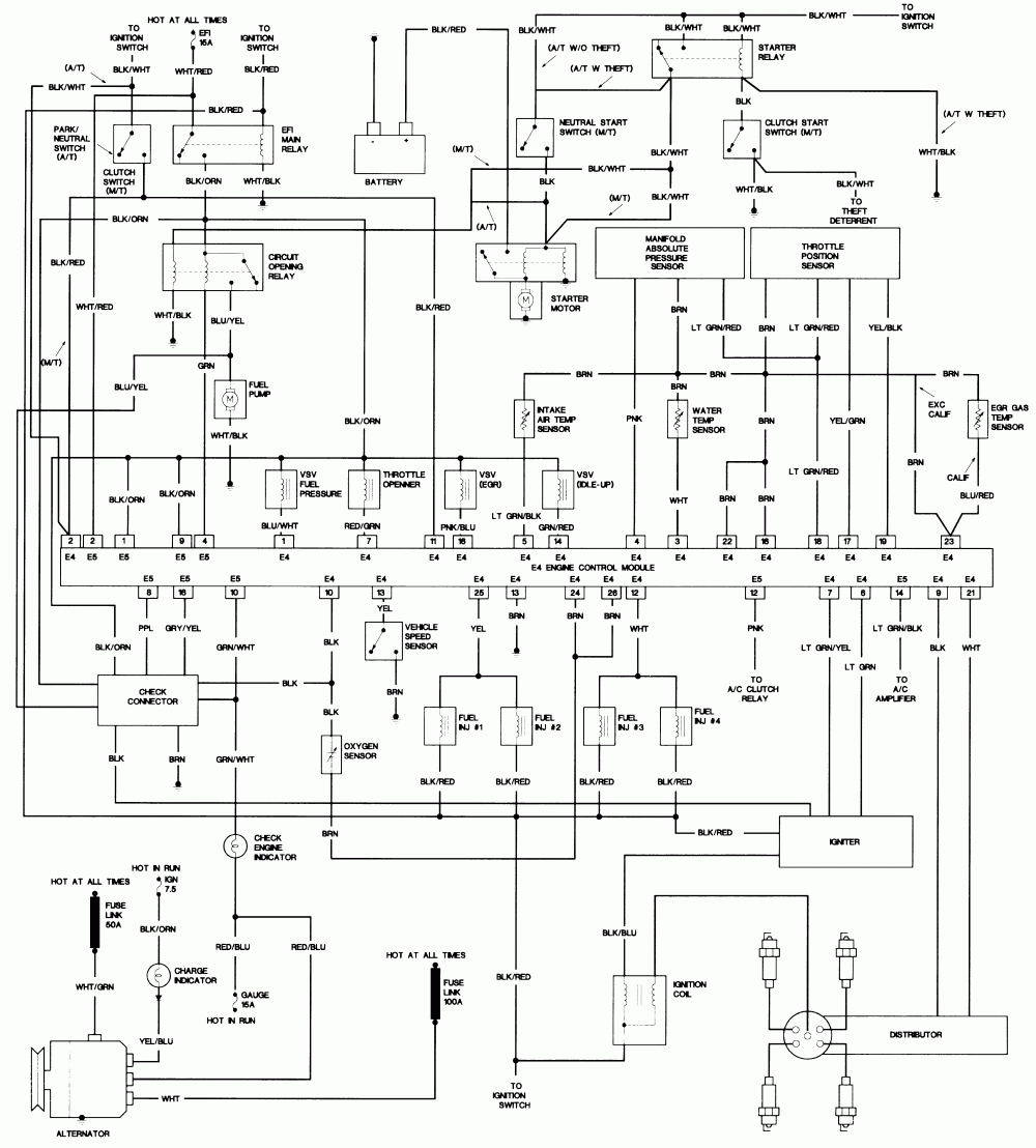 1997 Toyota Camry Radio Wiring Diagram Database Wiring Diagram Sample