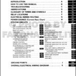 1997 Toyota T100 Truck Wiring Diagram Manual Original