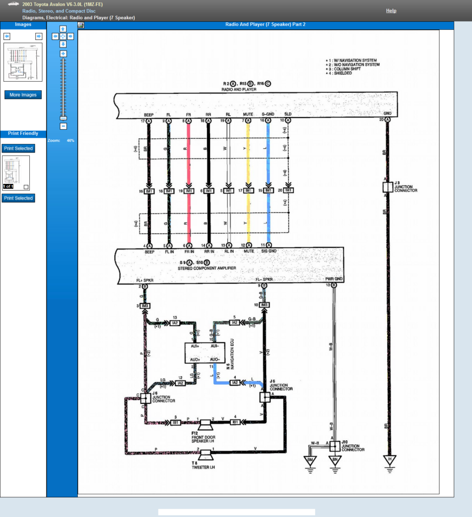 1998 Toyota Avalon Wiring Diagram Pdf Wiring Diagram