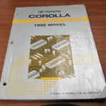 1998 Toyota Corolla Electrical Wiring Diagram Service Manual EBay