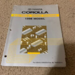 1998 Toyota Corolla Shop Service Repair Manual Electrical Wire Wiring