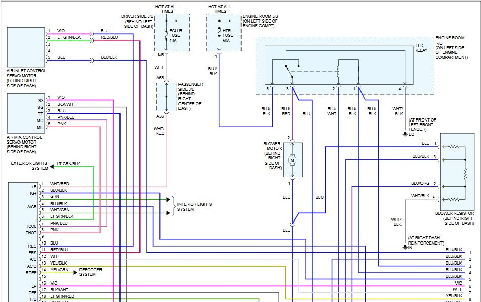 2003 Toyota Camry V6 A C Wiring Diagram ScannerDanner Forum