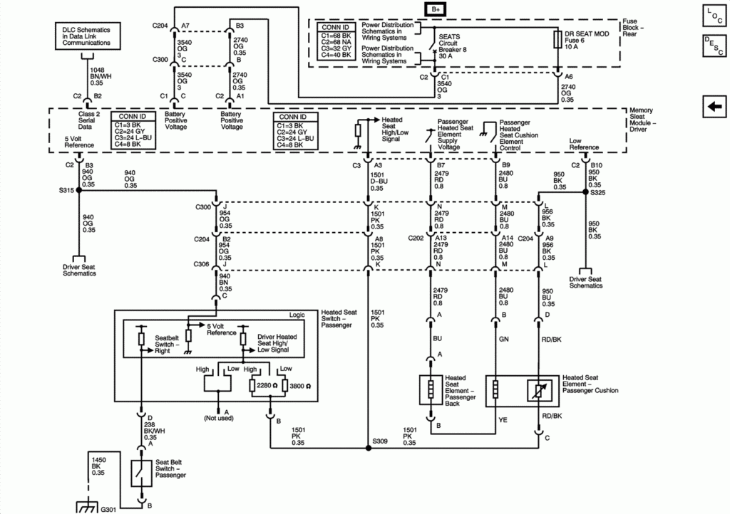 2004 Toyota Solara Drivers Heated Seat Wiring Diagram