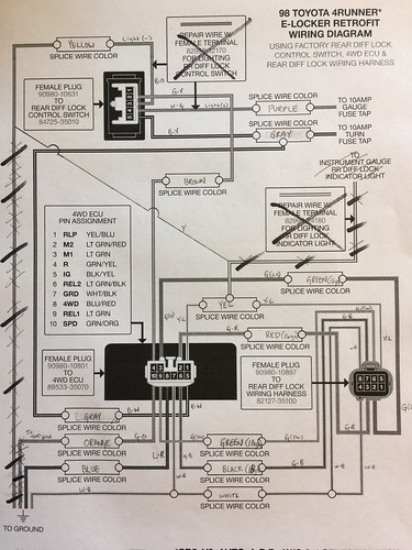 2005 Toyota 4Runner Wiring Diagrams Schematics Layout Factory OEM