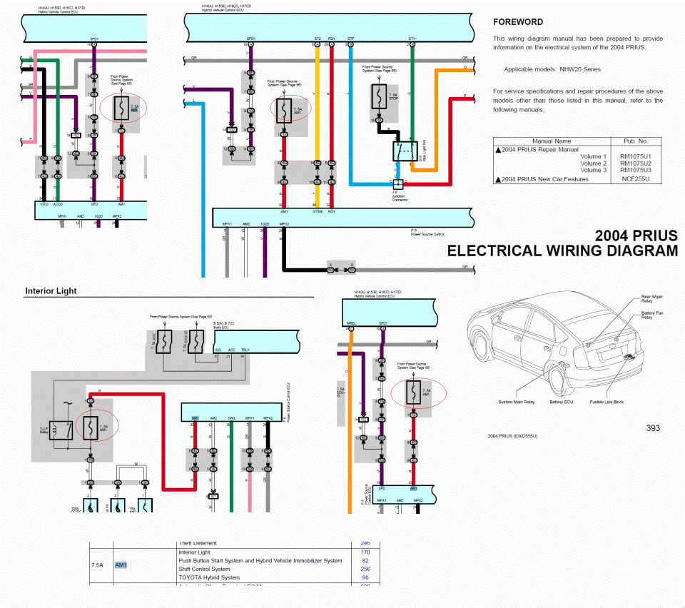 2007 Toyota Prius Wiring Diagram Pictures Wiring Collection