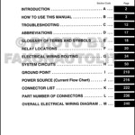 2008 Toyota Corolla Wiring Diagram Manual Original