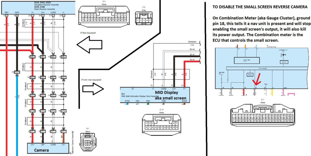 2008 Toyota Highlander Wiring Diagram Reverse For Stereo