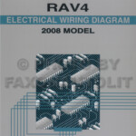 2008 Toyota RAV4 Wiring Diagram Manual Original