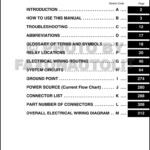 2008 Toyota Tacoma Pickup Wiring Diagram Manual Original