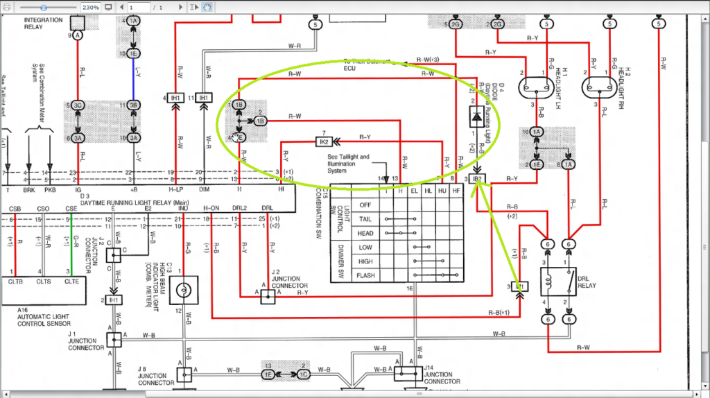 2009 Toyota Corolla Fog Lights Wiring Diagram