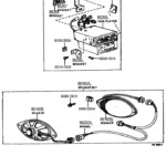 2012 TOYOTA PRIUS Wiring SUB Assembly SPE 8620212030 Toyota