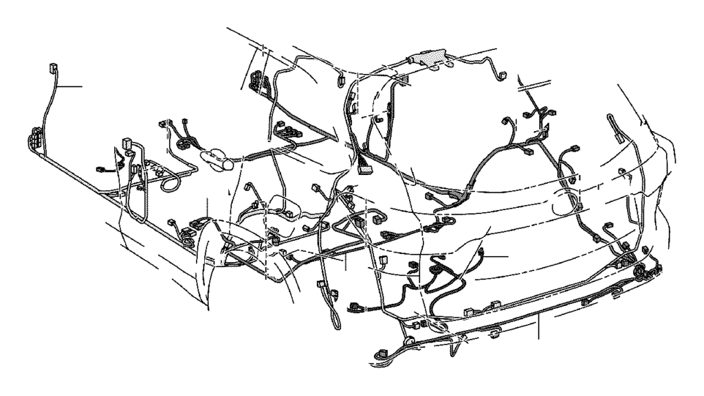 2016 Toyota Highlander Wire Luggage Room No 3 Electrical Wiring 