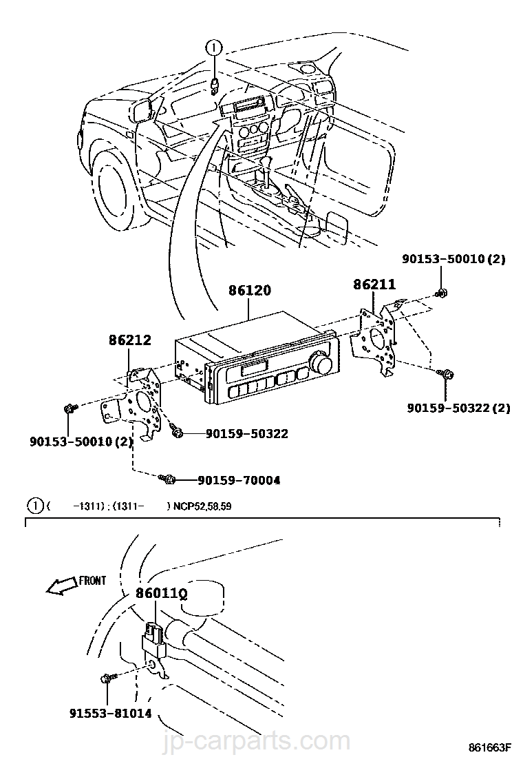 41 Toyota Fujitsu Ten 86120 Manual Wiring Diagram Source Online