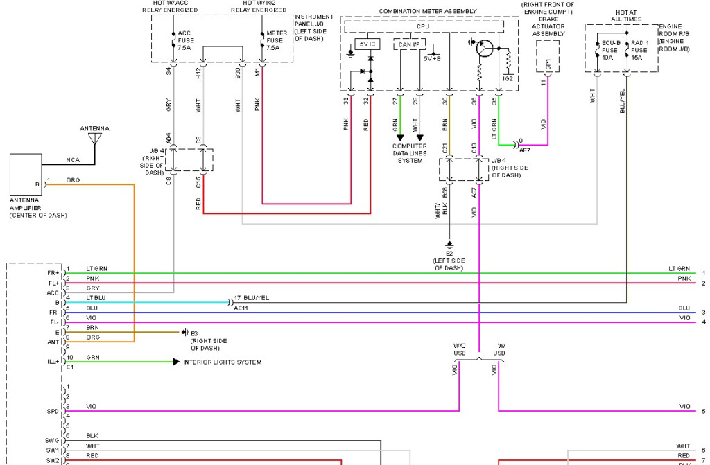 44 Toyota Steering Wheel Radio Controls Wiring Diagram Wiring Diagram 