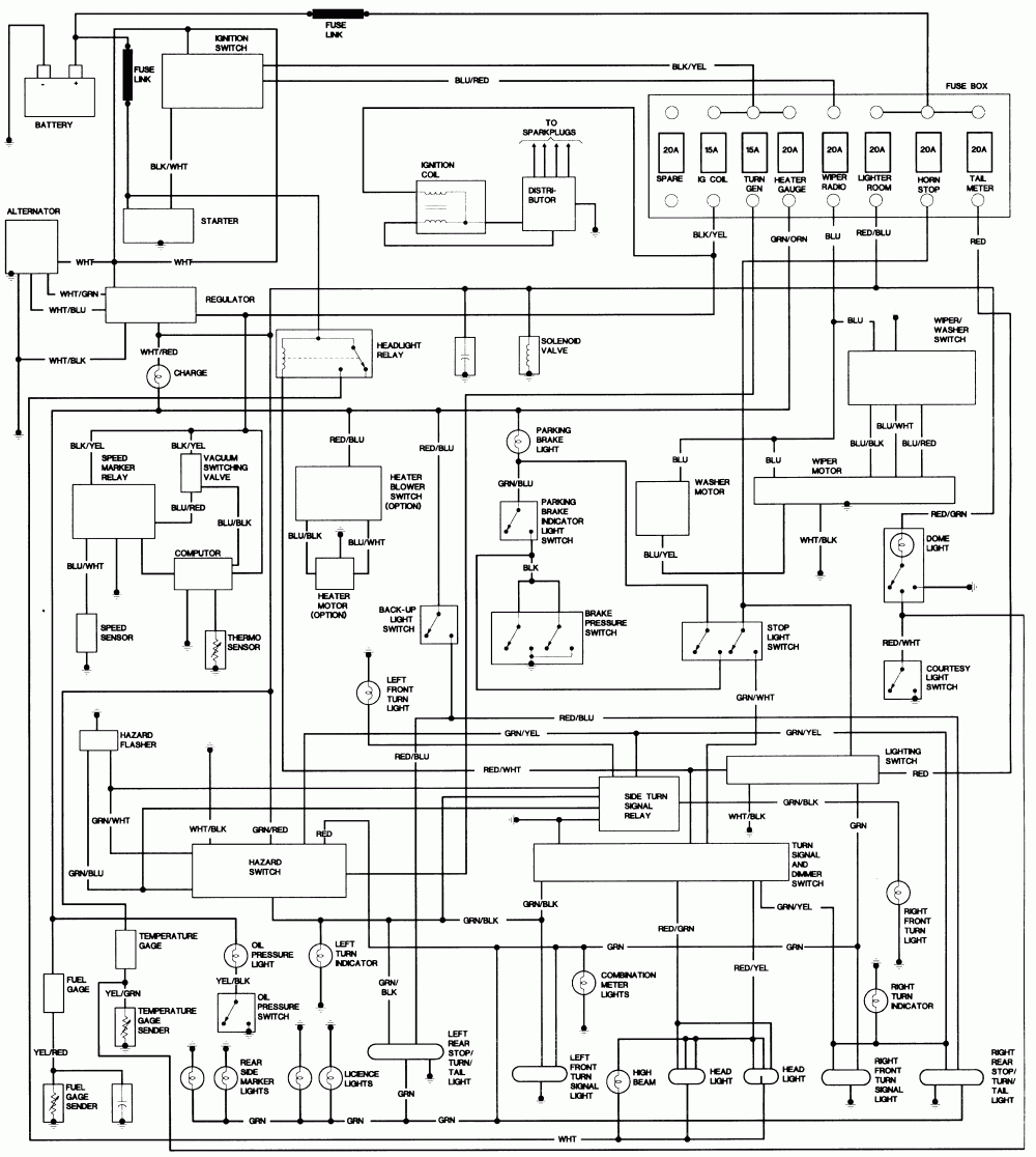 93 Toyota Pickup Wiring Diagram Wiring Diagram