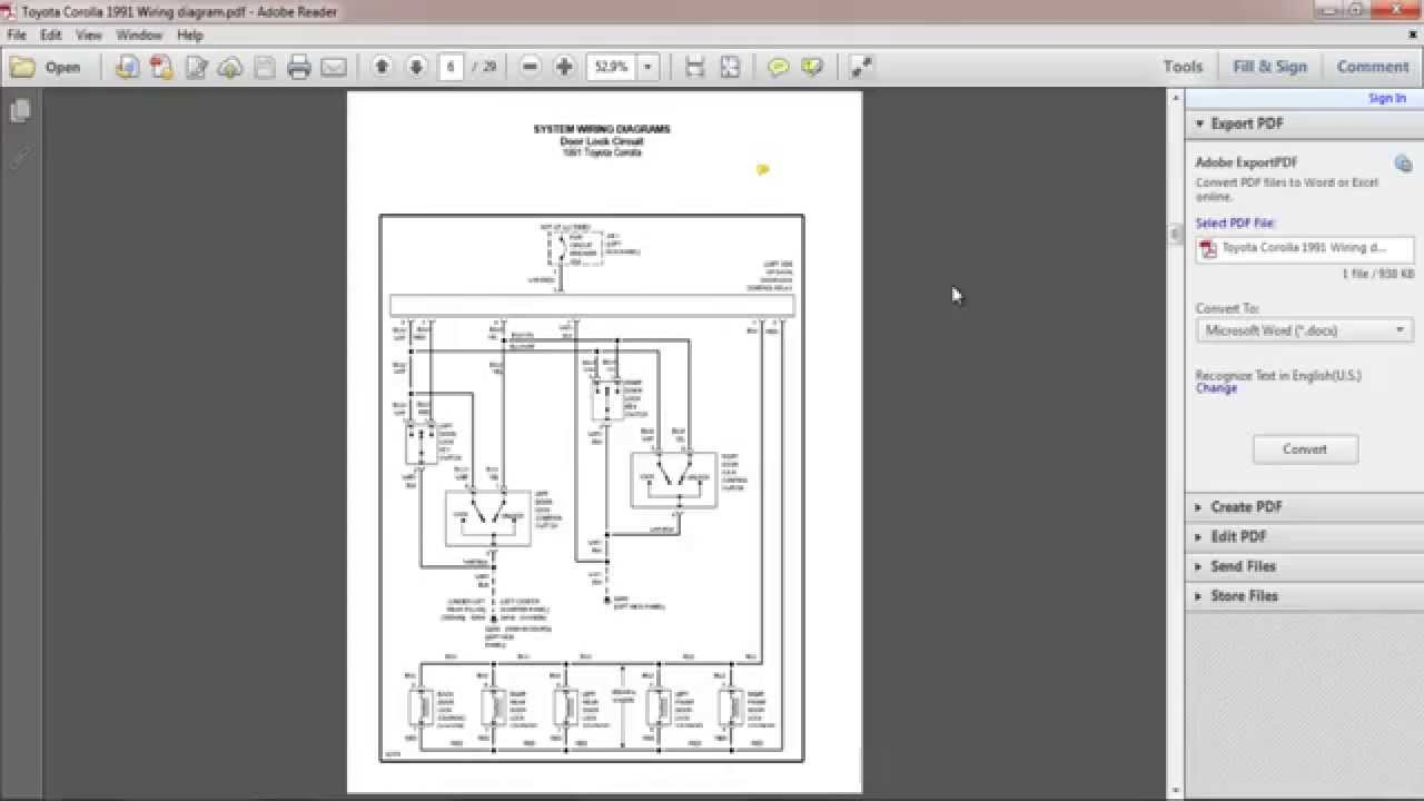 99 Corolla Stereo Wiring Diagram