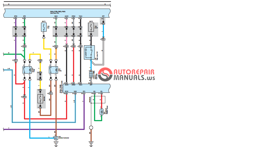 Auto Repair Manuals Toyota Camry 2007 EWD Electrical Wiring Diagram