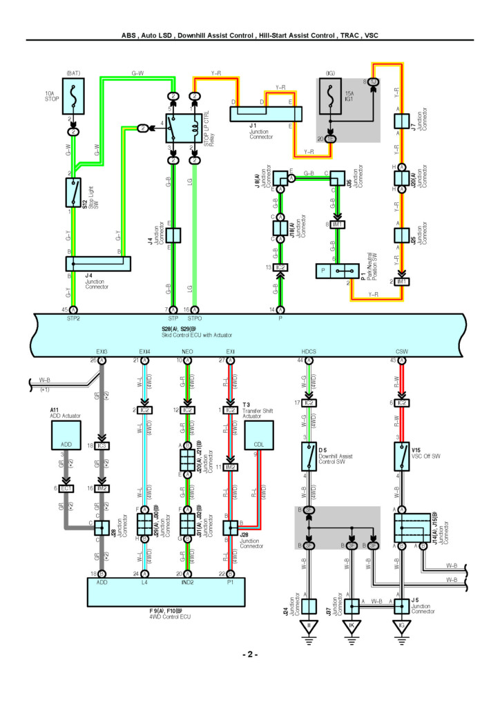 Circuit Electric For Guide 2007 Toyota 4runner Radio Wiring Diagram