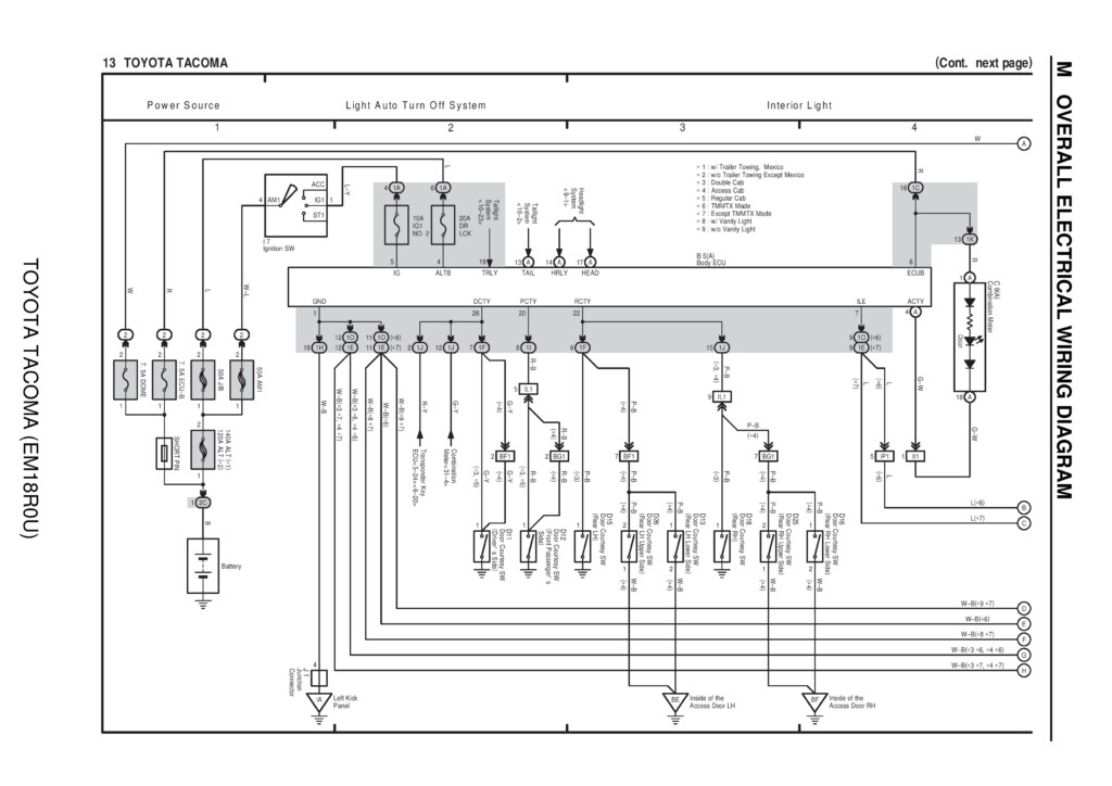  DIAGRAM 2014 Tacoma Wiring Diagram FULL Version HD Quality Wiring 