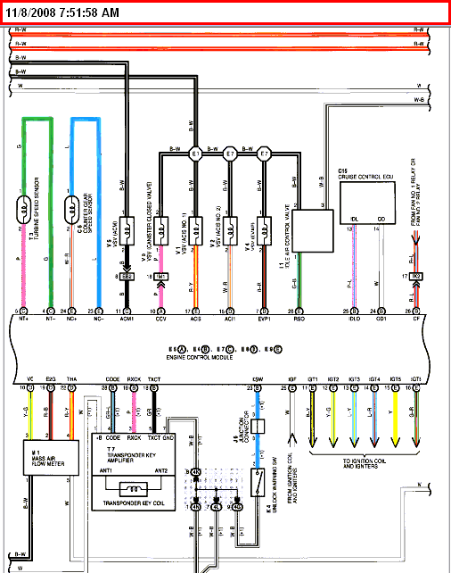 I Am Looking For An Emissions Electrical Wiring Diagram For A 2001 