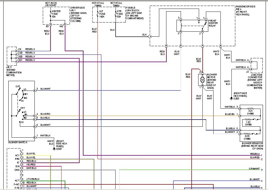 I Need A Wiring Diagram For My Ac On A 2000 Siena Van the Ac Light Is