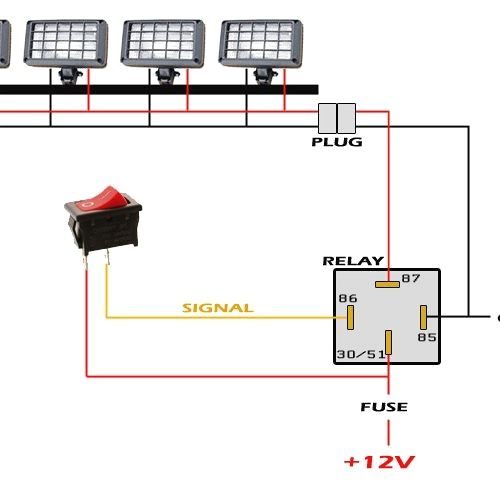 Led Light Bar Wiring Diagram Pretty How Wire Without Relay Present 