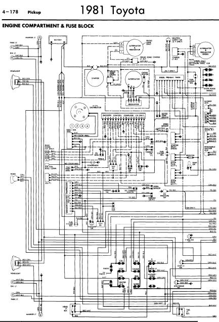 Repair manuals Toyota Pickup 1981 Wiring Diagrams