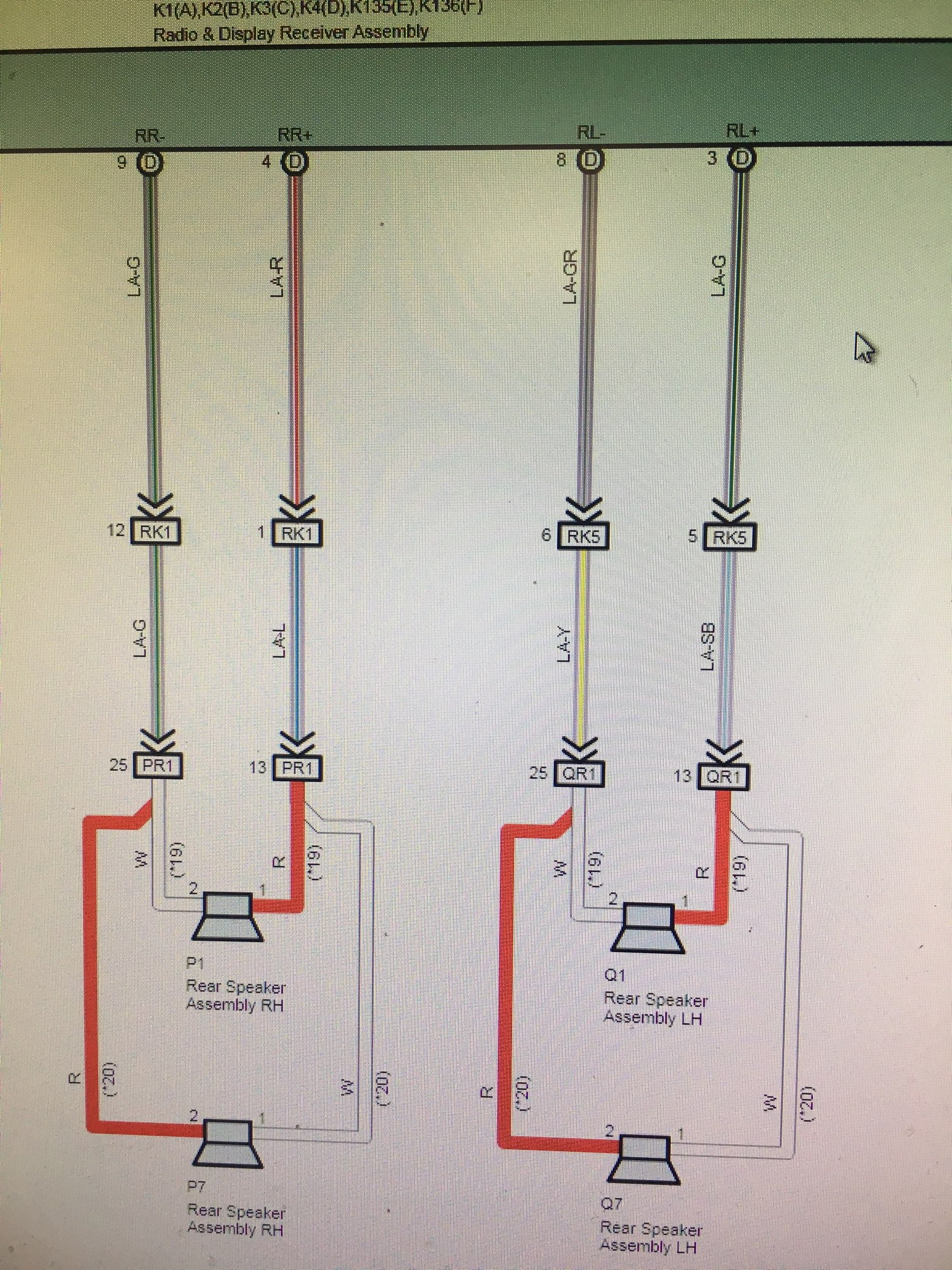 Speaker Wire Colors 2018 Camry Se Camry Forums Toyota Camry Forum