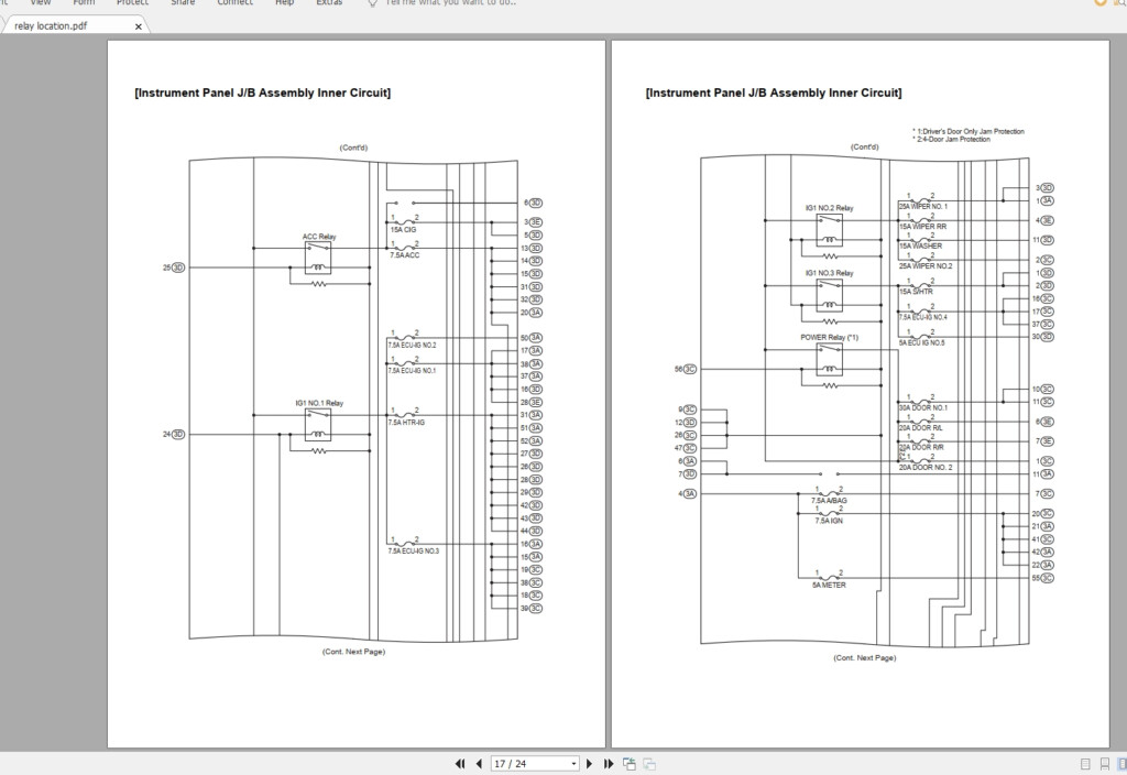 Toyota Auris Hybrid 2015 2017 Electrical Wiring Diagram Auto Repair 