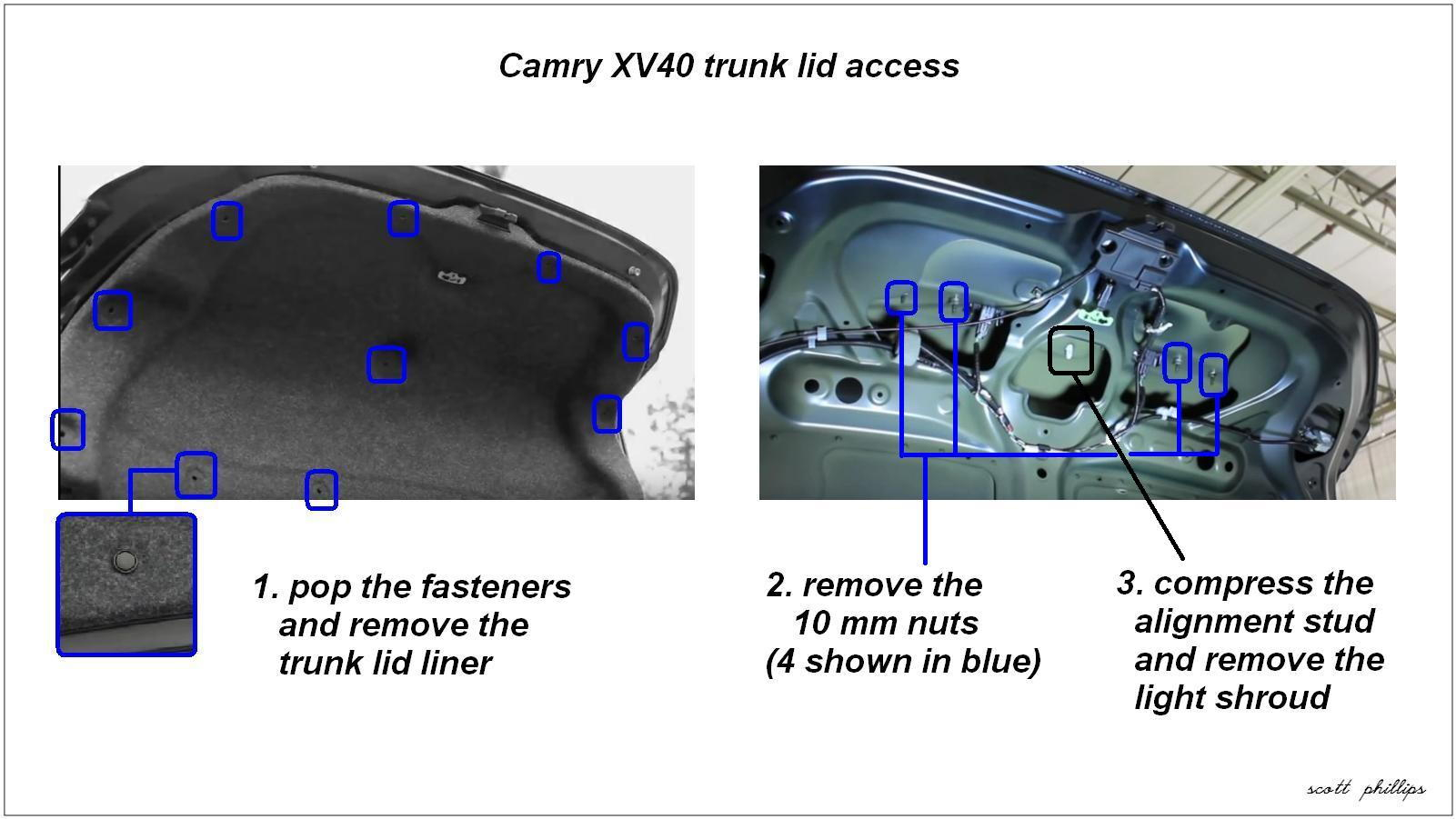 Toyota Camry 2007 2011 How To Install Rearview Backup Camera Camryforums