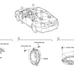 Toyota Camry Speaker Assembly Rear Audio Avn Jbl 8616006450