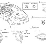 Toyota Camry Speaker Rear REAR NO 3 STEREO COMPONENT REAR