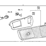 Toyota Camry Tail Light Harness Socket And Wire Back UP Lamp Socket